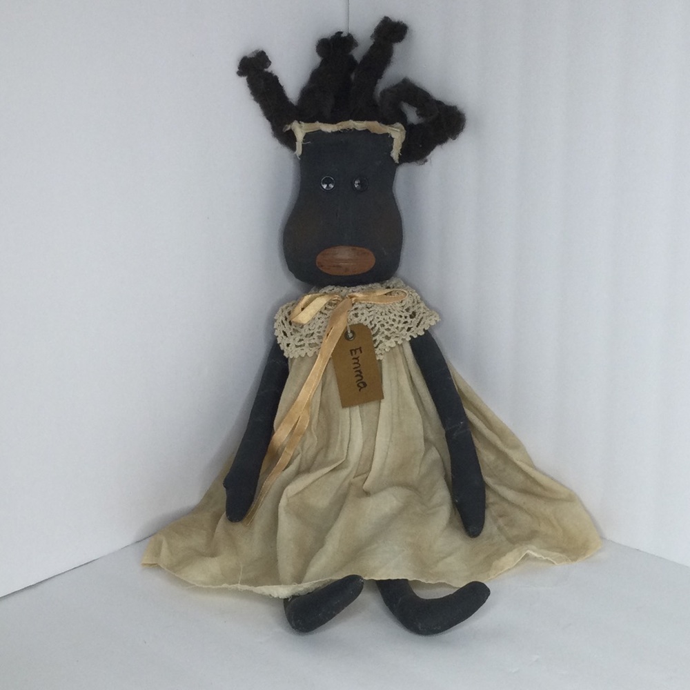 Primative African American Doll offers welcome